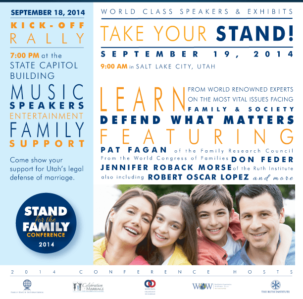Stand for the Family Conference Flier