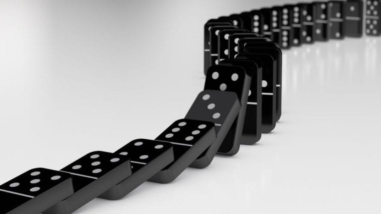 Falling Dominos